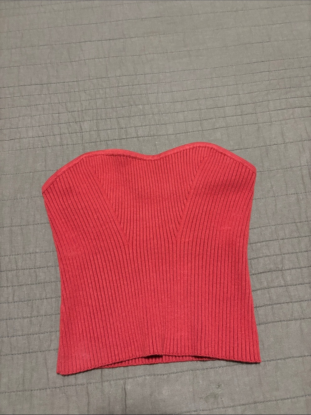 Express ribbed tube top